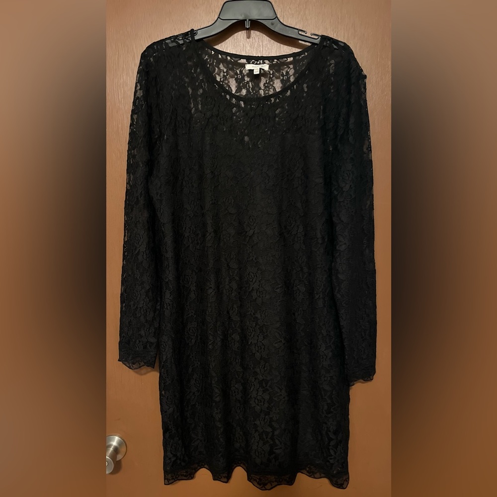 Maurices black lace dress Size XXL